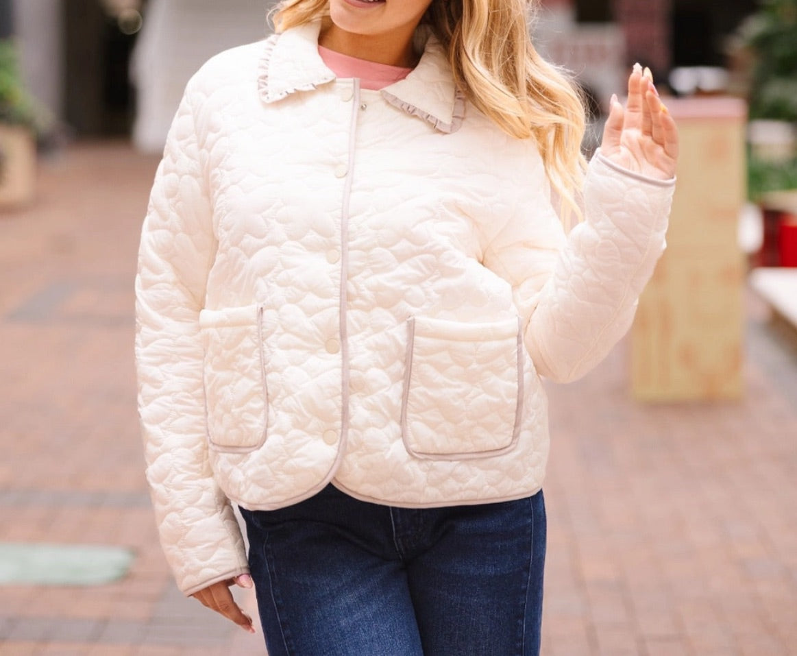 Quilt Jacket - Ivory
