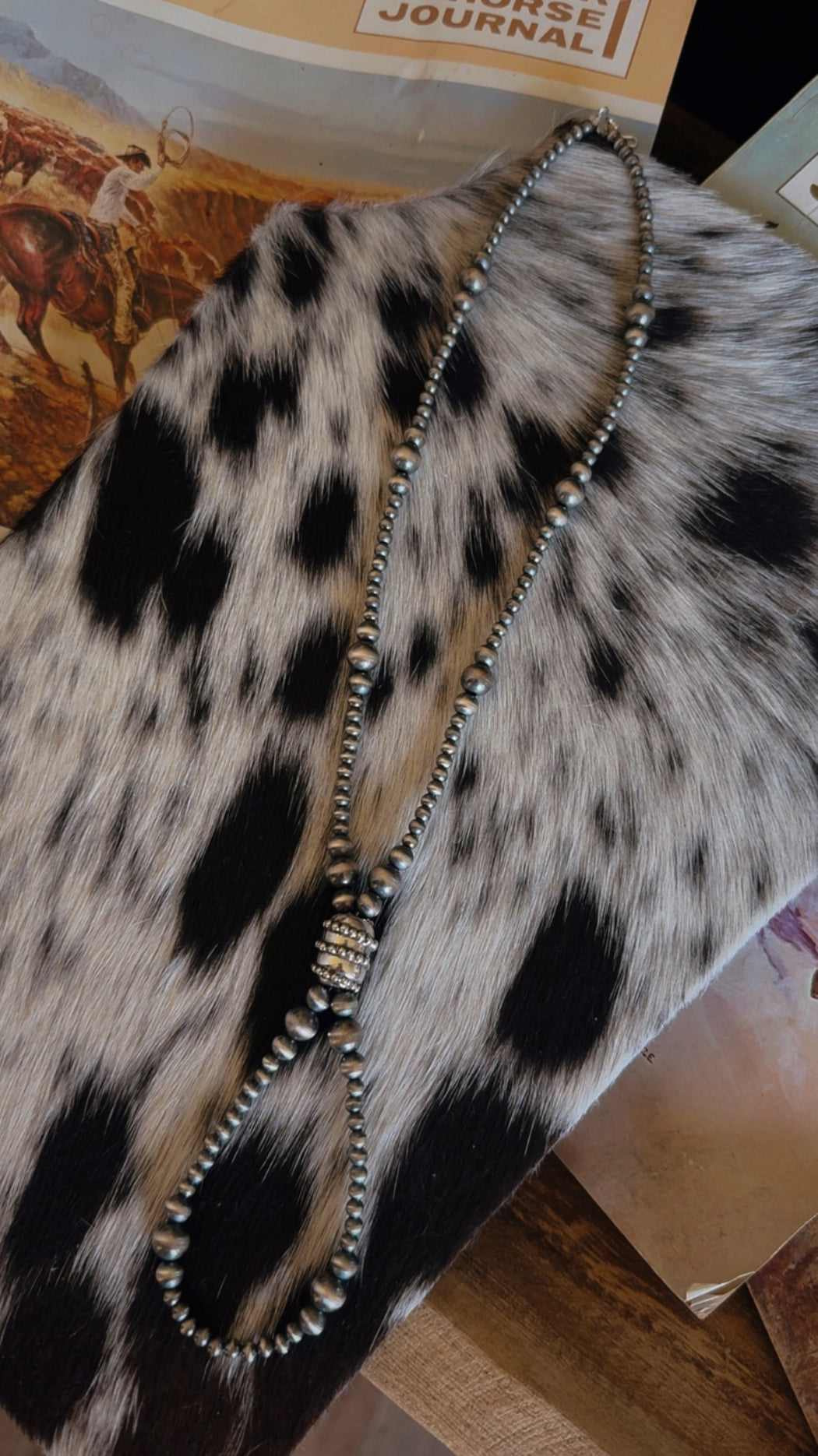 Lasso Lariat Graduated Pearl Necklace