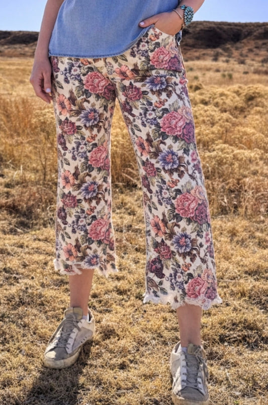 Vintage Floral Pants