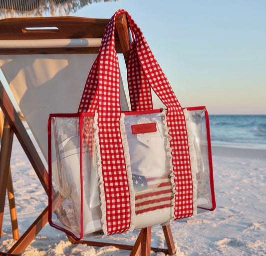 Case-Mate Cherry Gingham Jelly Tote Bag
