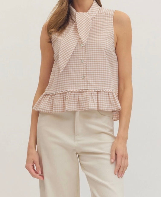 Gingham Top