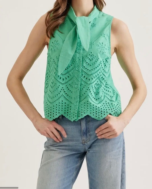 Eyelet Top
