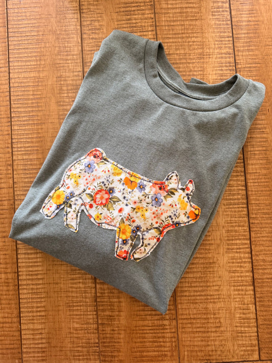 Quilted Pig Shirt