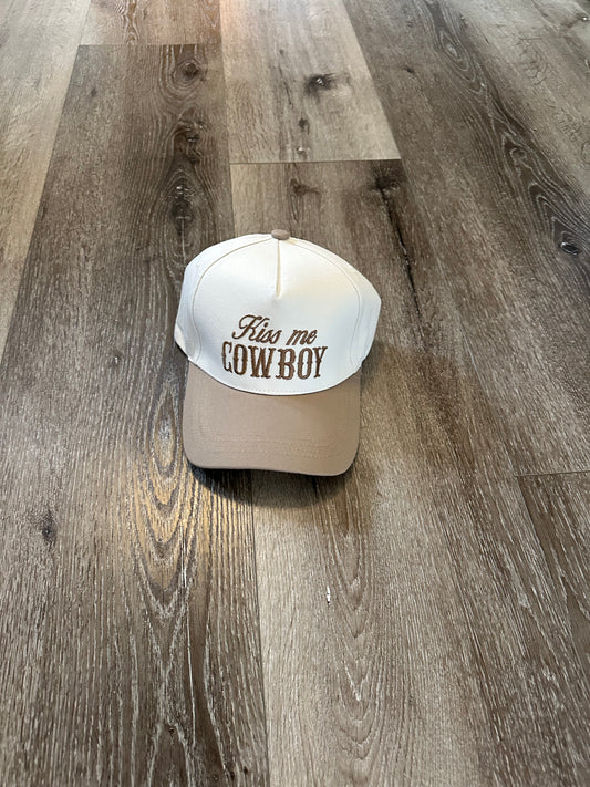 Kiss Me Cowboy Hat - Ash Mocha