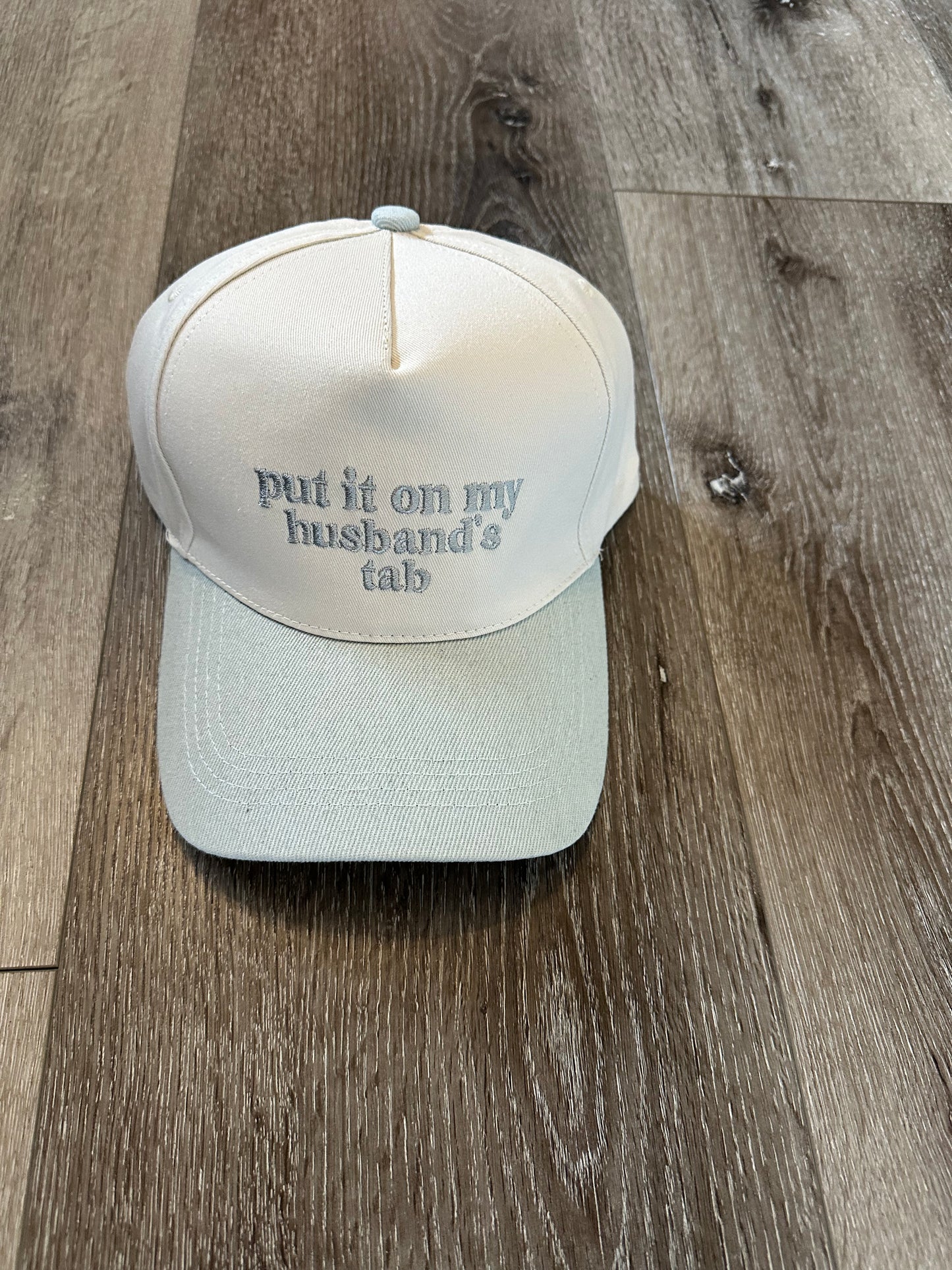 Put It On My Husband's Tab Hat - Blue