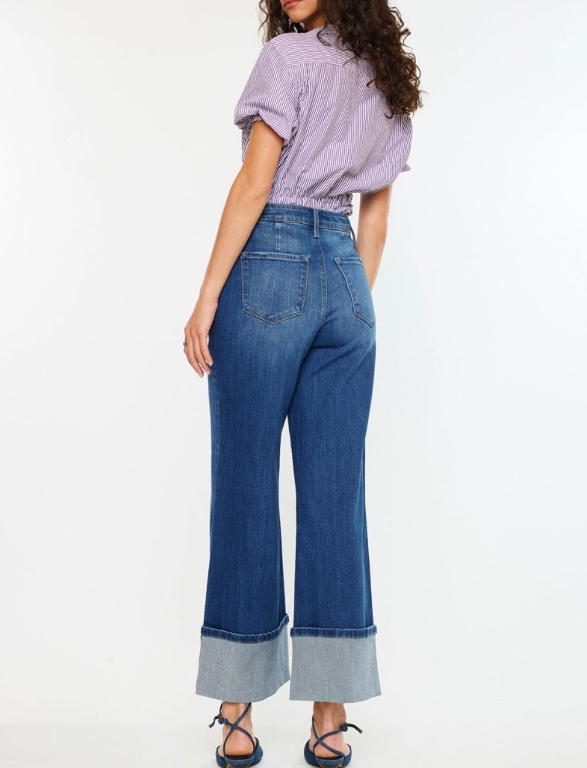 KanCan High Rise Cuffed Pants
